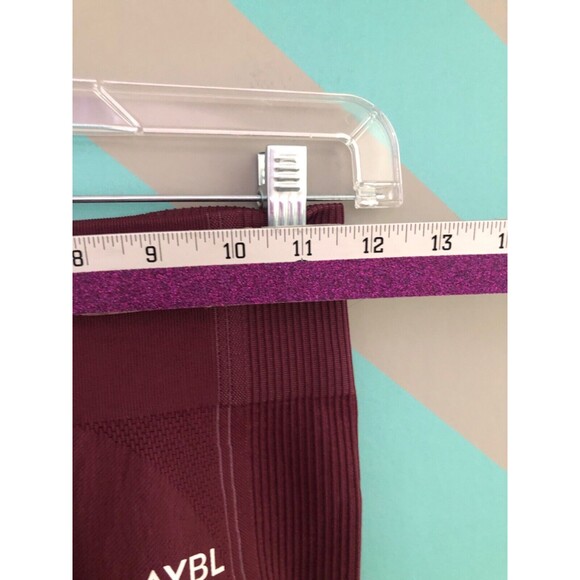 AYBL Women’s Reflex Seamless Leggings Burgundy Red High Waist Workout Gym M - Picture 11 of 13
